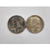 Image 1 : Two 90% Silver Kennedy Half Dollars ~ $1.00 Face Value