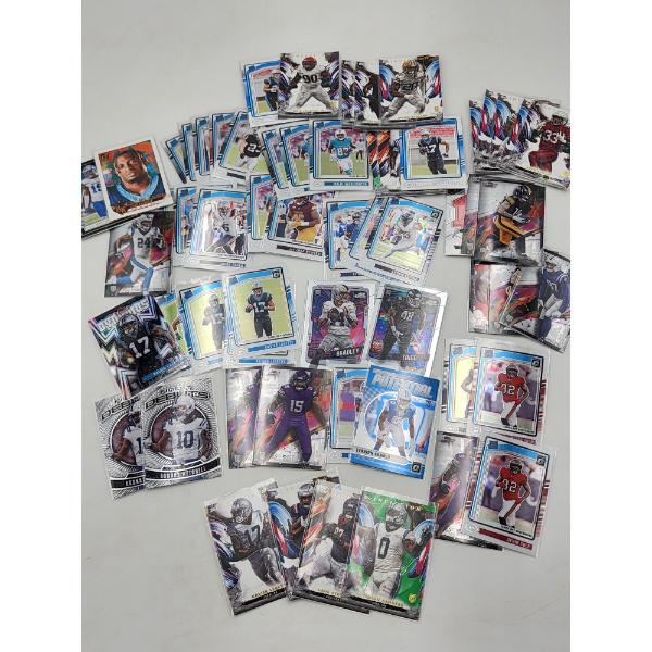 Large Lot of Assorted Football Trading Cards - In Sleeves