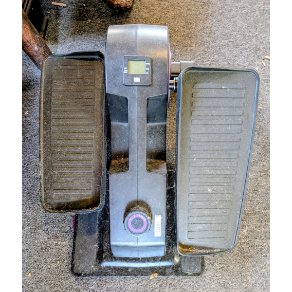 Sit And Peddle Exerciser, Mirror And Metal Coat Tree