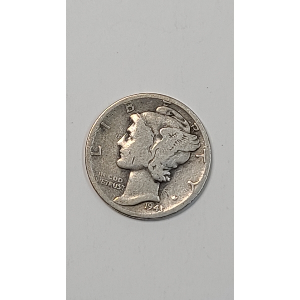 1943 90% Silver Mercury Dime