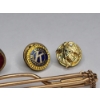 Image 3 : Collection Of Vintage Masonic Accessories Inlcuding Some Gold Filled - Gold Filled Weight: 8.6g