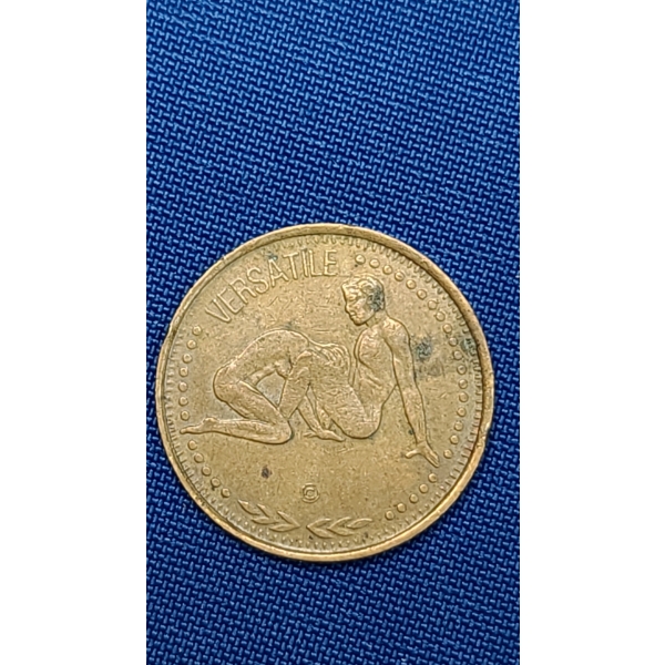 Vintage Astrological Cancer Erotic Novelty Coin