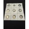 Image 1 : 9 - Exceptional 1964 United States Roosevelt Silver Dimes - All Mint Condition