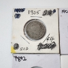 Image 2 : Six Assorted United States Nickels: Buffalo & "V" Nickels - Face Value: $0.30