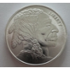 Image 1 : One Troy Ounce .999 Fine Silver Indian Buffalo Round ~ MINT UNCIRCULATED!