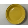 Image 1 : 10" Fiesta and Fiestaware Deep Dish Baker's Pie Plate - Sunflower Yellow - Mint Condition