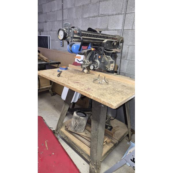 Louisville Home Pickup - Excellent Craftsman Professional 12"  Radial Arm Saw With Table - See Pics
