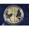 Image 2 : 2001-W United States Mint American Eagle One Troy Ounce .999 Fine Silver PROOF Coin~ West Point Mint