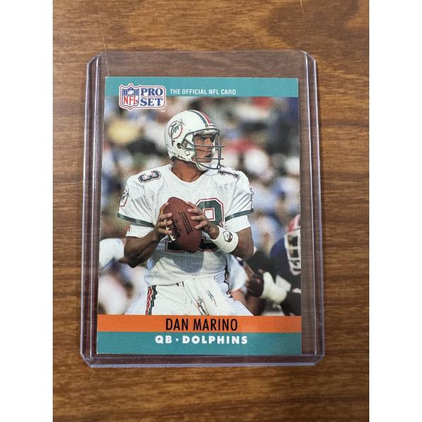 1990 Pro Set Dan Marino Dolphins Football Card - Mint Condition