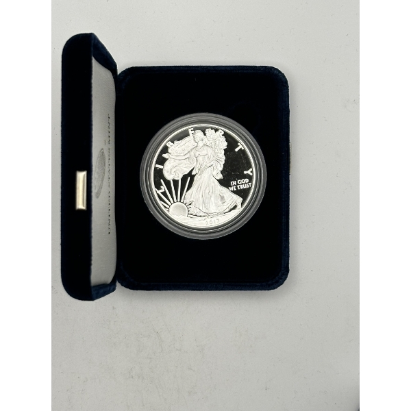 2017-W Proof American Silver Eagle with U.S. Mint Box & COA