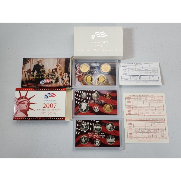 2007 United States Mint Silver Proof Set