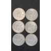 Image 4 : United States 1966, 1967, 1969 Philadelphia/Denver Mint 40% Silver Kennedy Half Dollars - FV: $3.00