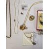 Image 3 : Assorted Costume Jewelry and Accessories Including Tin, Necklaces, Earrings and 14K Gold-Tone