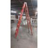 Image 1 : Louisville 8 Ft Fiberglass Step Ladder - Good Conditon As Shown