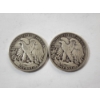 Image 2 : Two Walking Liberty Half Dollars: 1943 & 1944-D - 90% U.S. Siver - FV: $1.00