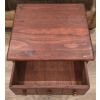 Image 2 : End Table with Drawer - Comes with Custom Cut Glass Top, not pictured