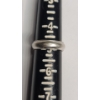 Image 6 : 14K White Gold Vintage Women's Keepsake Milgrain Edged Wedding Band - Size 5 - Weight: 3.7g