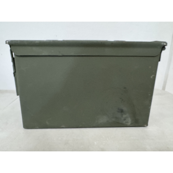 Authentic U.S. Government Metal Ammo Box 6" X 12" - Little Surface Rust - Seal Is New - Heavy Duty