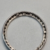 Image 4 : Stunning 10K White Gold Circle Pendant - Total Weight: 2.1g