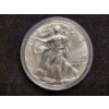1 Oz .999 Fine Silver 2018 American Eagle Round in Capsule Protector