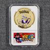 Image 1 : Rare Collectors Pokemon Gold Tone Coin in Slabbed Protector Featuring Mewtwo 