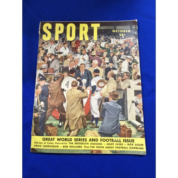 1950 October SPORT Magazine - Great World Series and Football Issue ft. Brooklyn Dodgers