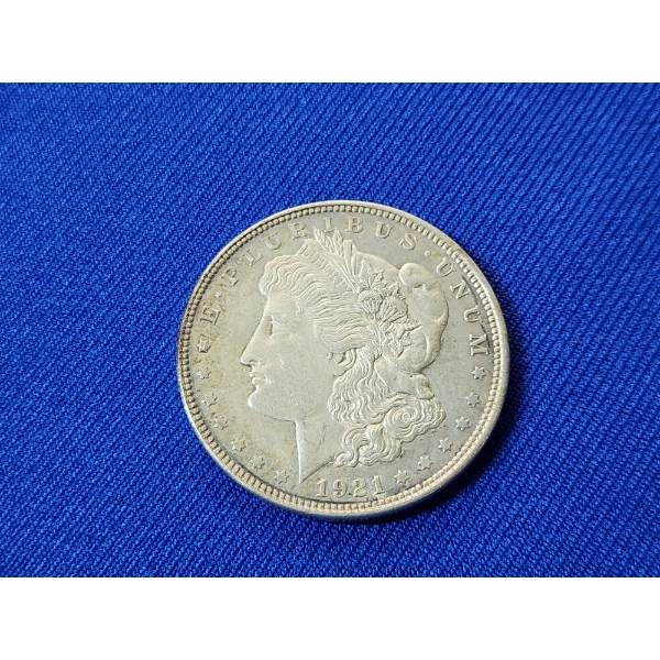 Beautiful 1921-D Morgan Silver Dollar