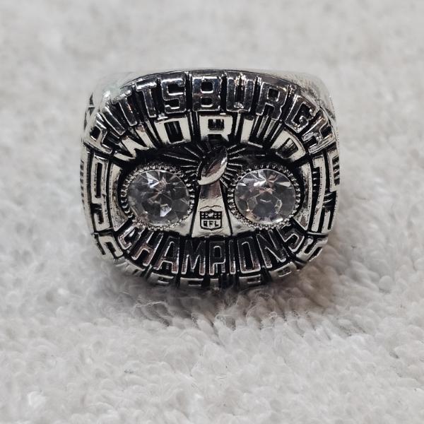 1975 Pittsburgh Steelers NFL Super Bowl X Championship Franco Harris #32 - Ring Size 11