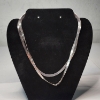 Image 1 : Stunning Sterling Silver Herringbone 36" Necklace - Total Weight: 19.7g