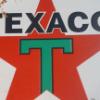 Image 2 : Large 35" TEXACO STAR Licensed Retro Metal Embossed Advertising Sign