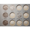 Image 4 : Standing Liberty Half Dollar Collection Book Ft. Barber Half Dollars - Face Val of $11 in 90% Silver