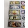 Image 2 : Rare Set Of 10 Disney Dollars - Million Dollar Bills In Protective Holder - Mint Condition
