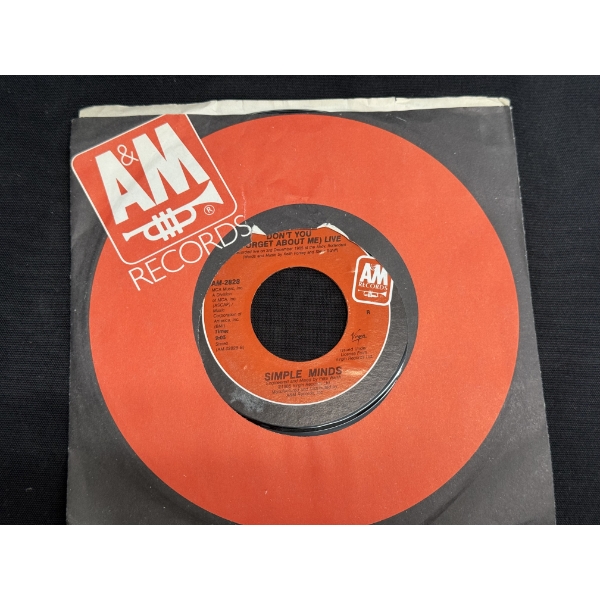 Simple Minds 45 RPM Record Don't You Forget About Me - Good Condition In The Sleeve 