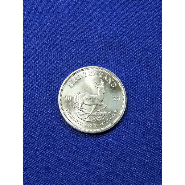 2023 South African Krugerrand .999 Fine Silver Troy Ounce Coin - Mint Condition