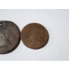 Image 3 : 1848 Large Cent & 1865 Two Cent Piece - Early U.S. Copper Coins