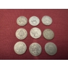Image 2 : 9 - United States Silver Barber Dimes - Rare Constitutional Silver - Authentic US Dimes
