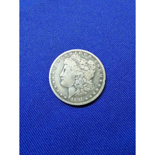 1891- O Morgan Silver Dollar