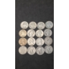 Image 1 : Assorted Years/Mints 90% Silver Barber, Standing Liberty & Washington Quarters - Face Value: $4.00