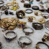 Image 3 : Nice Assortment of Vintage Fashion Jewelry Including Many Rings, Necklaces & Pins!