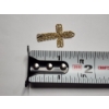 Image 3 : 14K Gold Cross Pendant - Weighing 1.6 Grams 