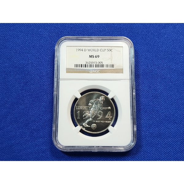 1994-D World Cup Commemorative Coin NGC MS 69