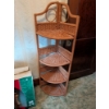 Image 1 : 51" Brown Wicker Corner Stand
