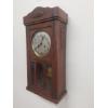 Image 3 : Antique Tall 25" Wooden Case Pendulum & Chiming Wall Clock - Unique (See Details)