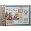 Image 1 : 1893 Columbian Exposition Commemorative 90% Silver Half Dollar In Educational Display Card
