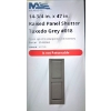 Image 1 : Four Brand New 14-3/4x47 Tuxedo Gray Paintable Panels 