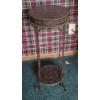 Image 1 : Louisville Home Pickup - Very Fine 27" T Metal Plant / Vase Stand - 11" D - As Shown - Perfect Cond