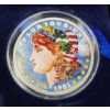 Image 1 : Colorized 1921 Silver Morgan Dollar