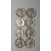 Image 1 : Assorted Years And Mint Marks 90% Silver U.S Washington Quarters - Face Value: $2.00