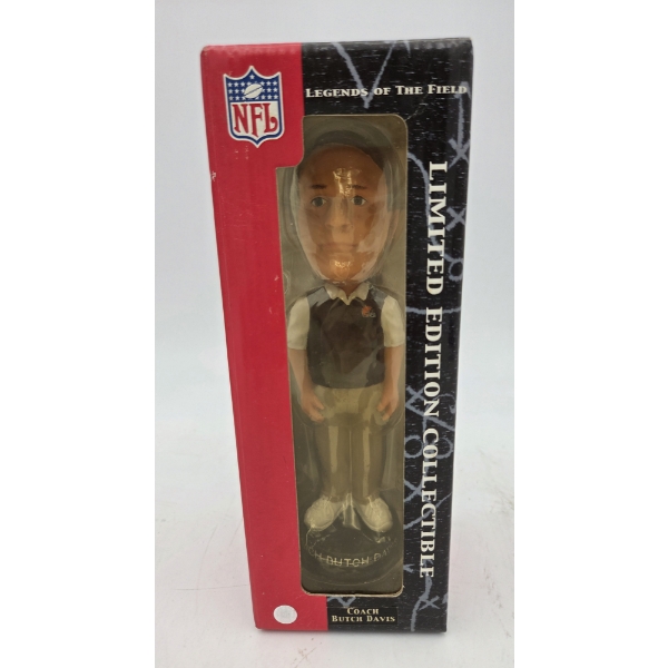 Limited Edition Advance Auto 7.5'' Coach Butch Davis Bobblehead In Package!