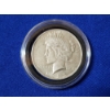 Image 1 : 1923 90% Silver Peace Dollar in Coin Capsule